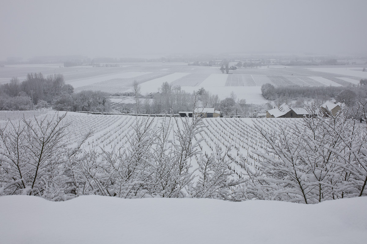 neige en Touraine