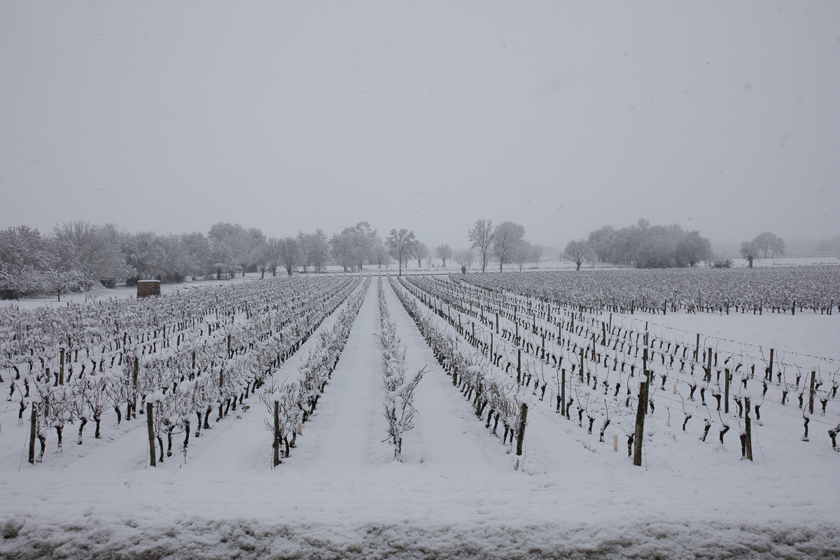neige en Touraine