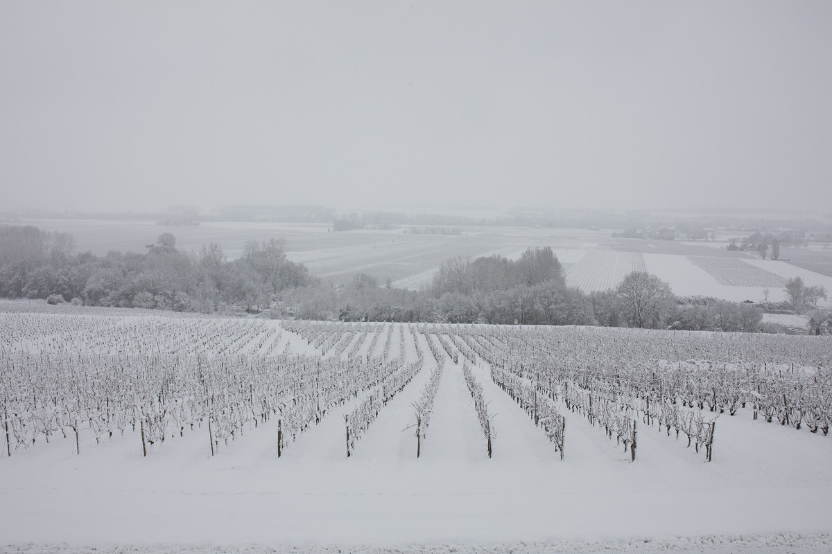 neige en Touraine