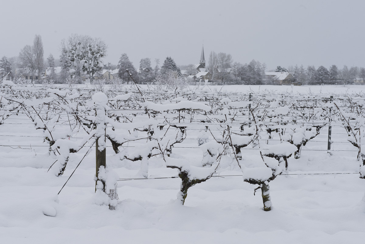 neige en Touraine